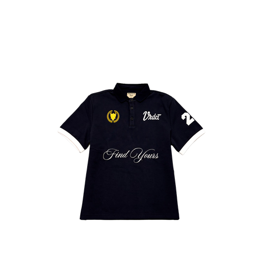 'FIND YOURS' POLO SHIRT - WAVY NAVY
