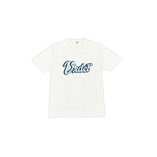 VRDCT SCRIPT TEE - WHITE